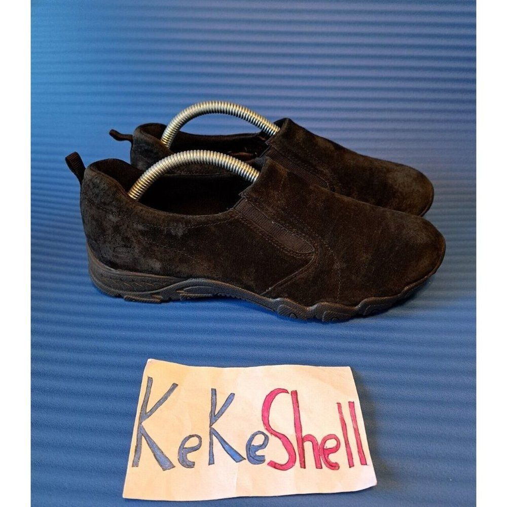 Skechers Womens Endeavor-Atmosphere Sneaker Shoes Black Leather‎ Size 7.5